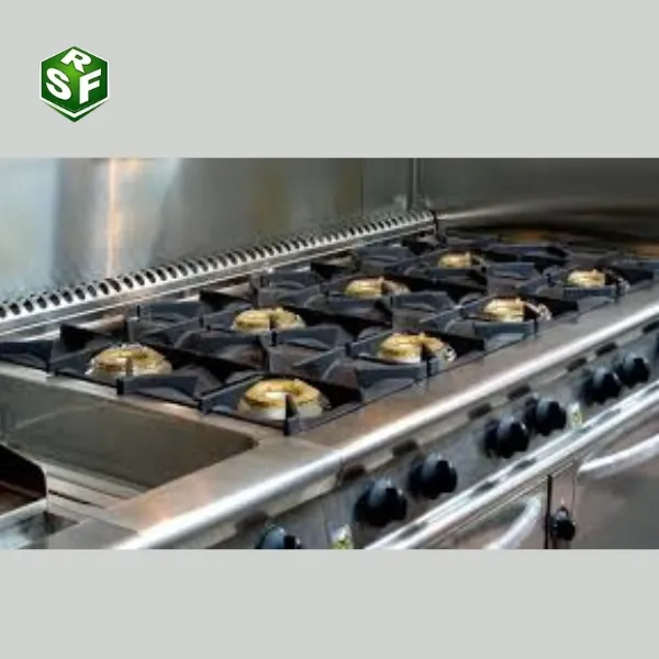6-burner gas range cooker