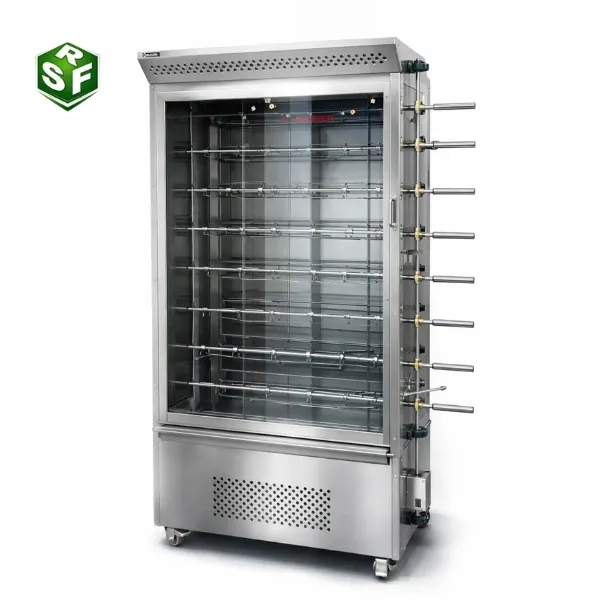 commercial stainless steel chicken rotisserie grill machine