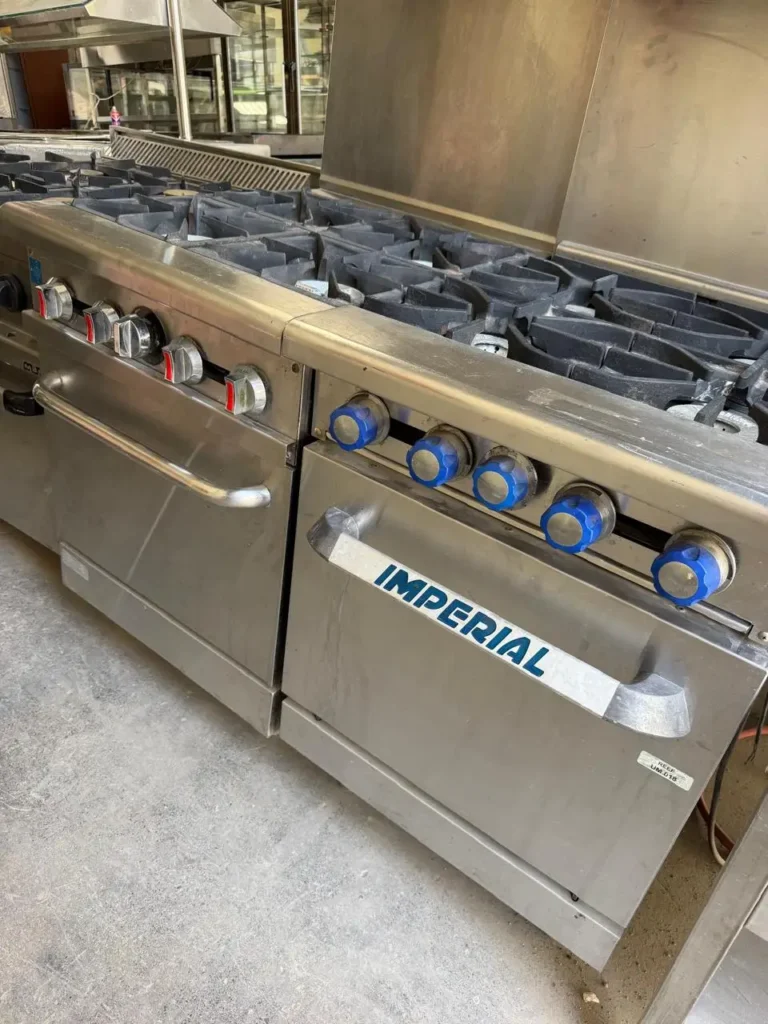 Imperial IR 8 8 Burner Double Gas Oven Range